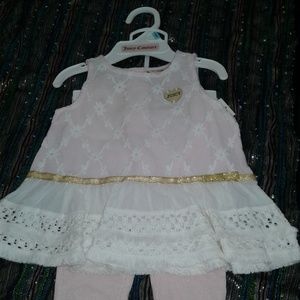 Infant Juicy Couture set size 6-9 M